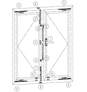 Giai phap cua he 55 ranh K Cua so mo quay 2 canh