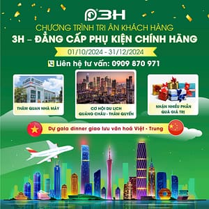 3H- ĐẲNG CẤP PHỤ KIỆN CHÍNH HÃNG