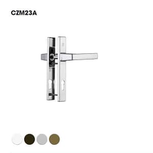 Tại Sao Nên Chọn Tay Nắm Cửa Đi CZM23A? Độ bền vượt trội: Sử dụng hợp kim nhôm cao cấp và xử lý bề mặt tiên tiến, đảm bảo sản phẩm bền đẹp theo thời gian. Thiết kế hiện đại: Kiểu dáng thanh lịch, phù hợp với mọi không gian kiến trúc. Dễ dàng lắp đặt và sử dụng: Cấu tạo chắc chắn, kích thước tiêu chuẩn, thao tác mượt mà và tiện lợi. Tính năng ưu việt: Đảm bảo độ kín khít và an toàn tuyệt đối cho hệ cửa nhôm kính. Chính sách bảo hành uy tín: Bảo hành dài hạn 36 tháng cùng chính sách đổi trả linh hoạt, mang lại sự yên tâm tuyệt đối. Tay nắm cửa đi CZM23A là sự kết hợp hoàn hảo giữa tính năng và thẩm mỹ, mang lại sự tiện nghi và vẻ đẹp sang trọng cho không gian sống và làm việc của bạn!